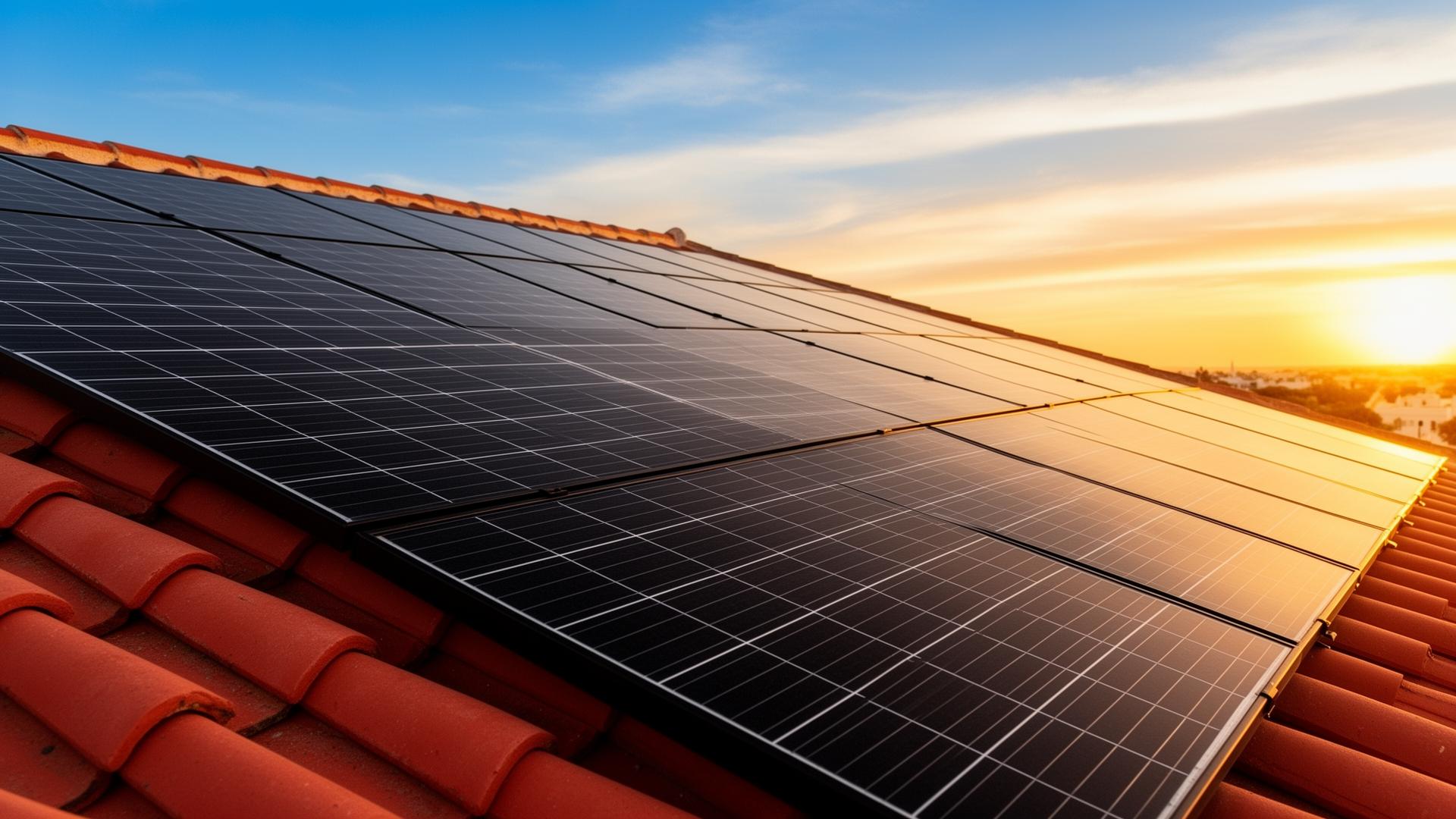 Solar panels in Vilamoura