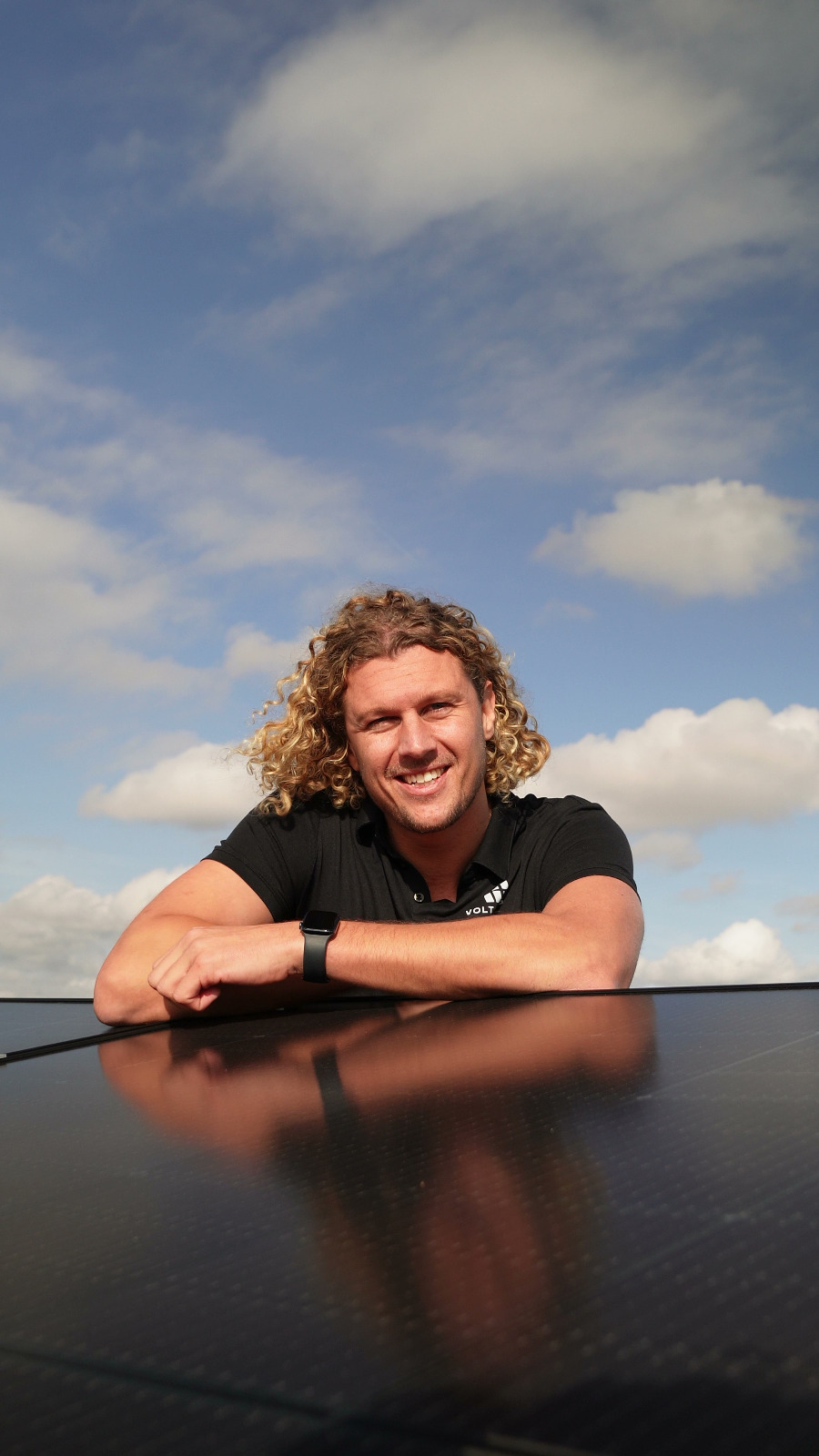 Fundador y equipo de Voltaicos en el Algarve