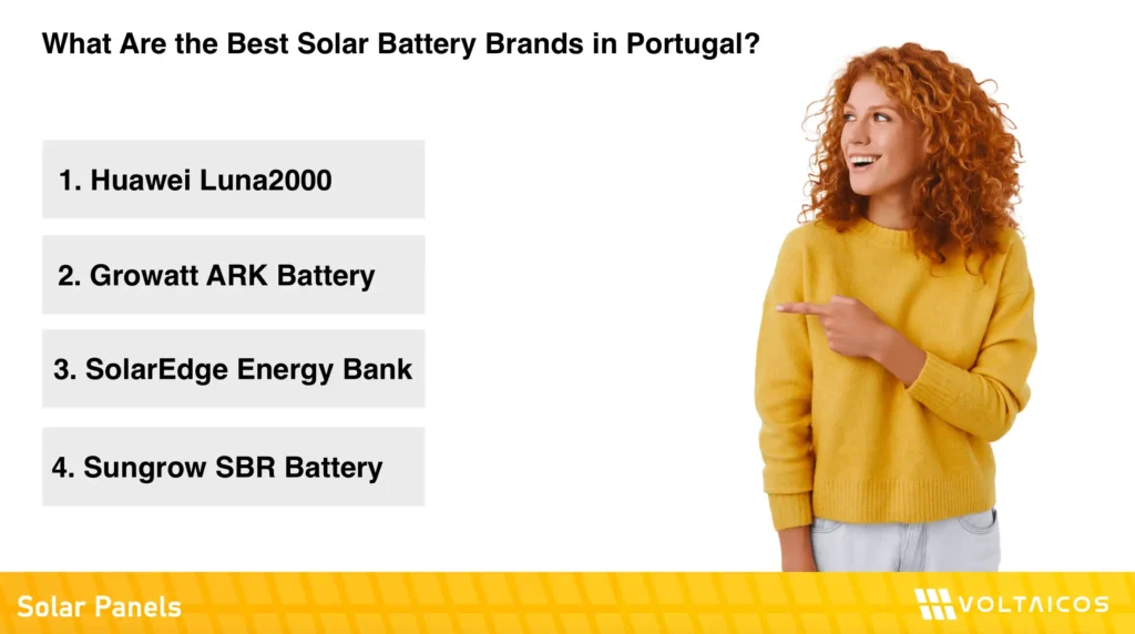 Best solar battery brands Portugal
