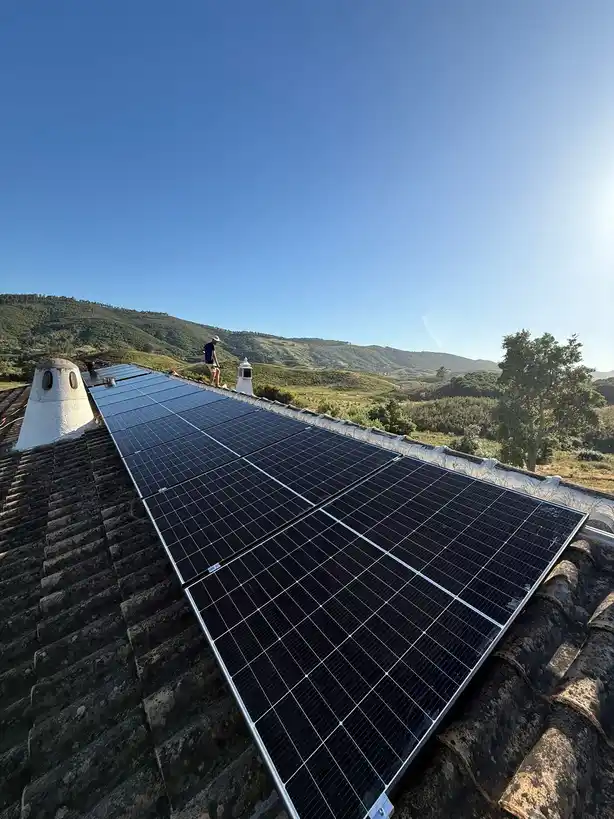 Solar panels in Monchique